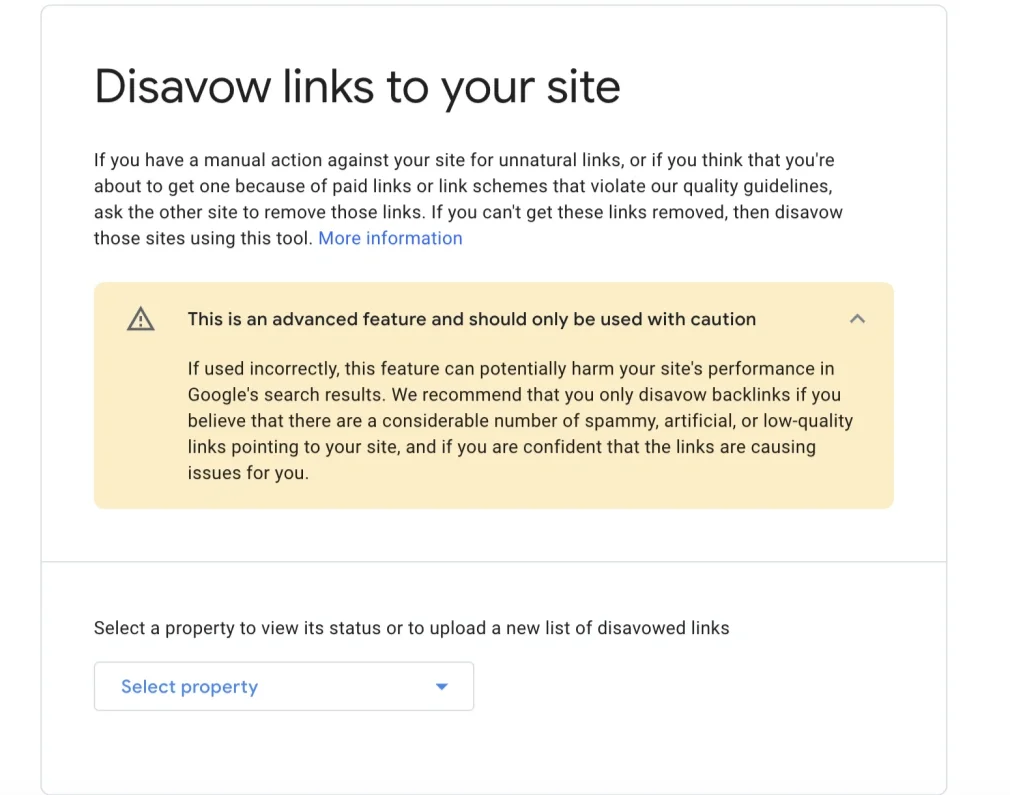 Cara Disavow Link Melalui Google Search Console