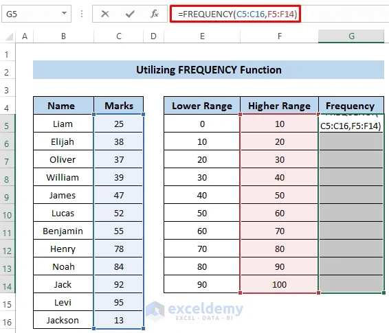 Cara Membuat Tabel Distribusi Frekuensi di Excel