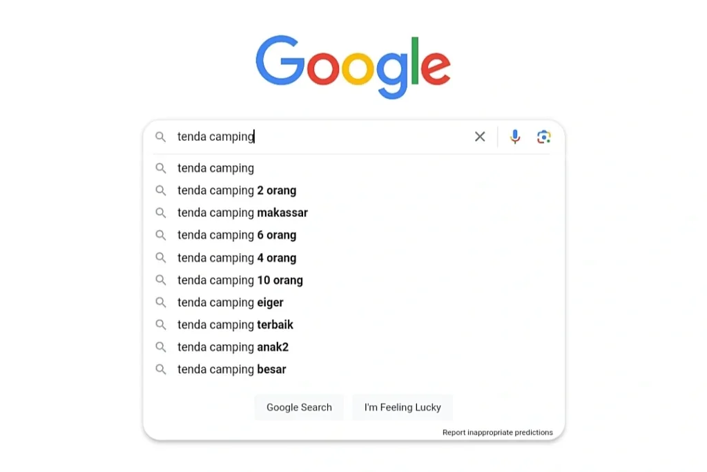 Cari Melalui Google Search