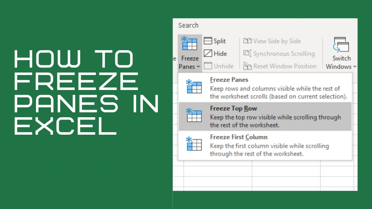 Mengenal 5 Fungsi Freeze Panes pada Excel